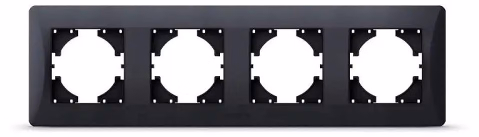 Cornice orizzontale quadrupla VF-BNFR4H-BG BINERA VIDEX - grafite