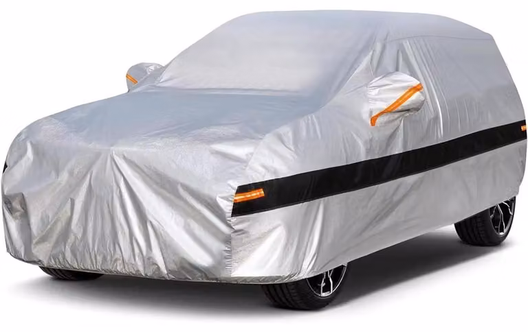 Copertura per auto, 10 strati, impermeabile e traspirante, per Volvo XC40 (2017-2022), colore argento