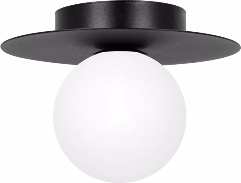 Lampada da soffitto ROBIN bianco e nero 1xG9x10W in metallo, dimensioni: 13x18x18 cm, IP20, Kaja