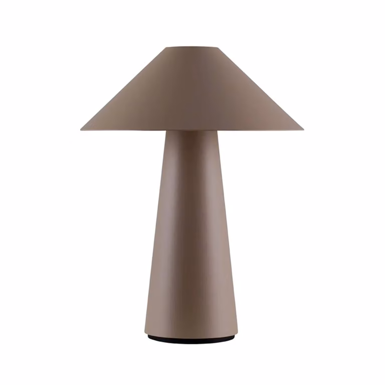 Globen Lighting Lampada da tavolo Cannes, dimmerabile, Marrone / Ruggine, Soggiorno / Sala da pranzo, Plastica, Scandinavo, Lampada da tavolo