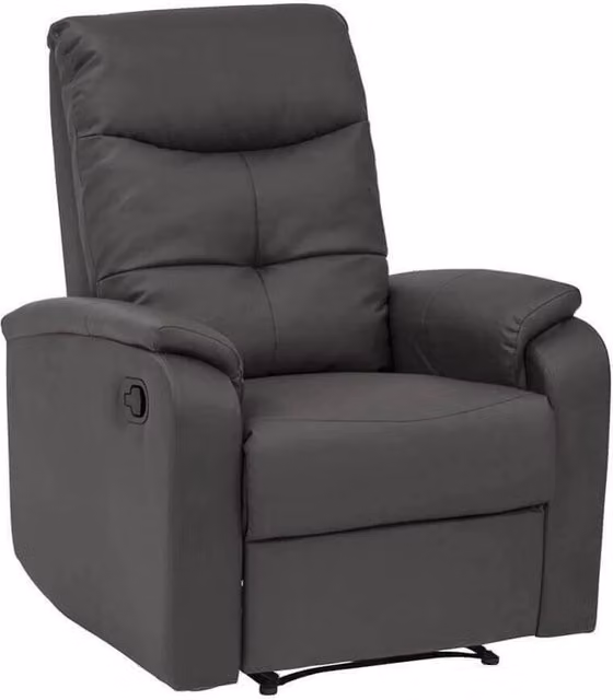 Poltrona reclinabile in Ecopelle cm 76x89x100 - NET
