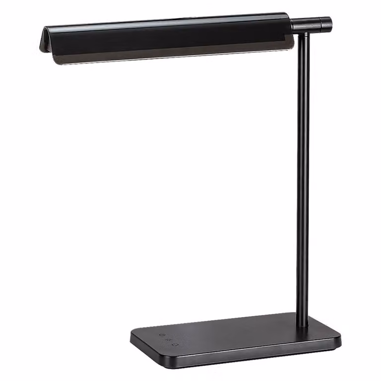 Lampada da scrivania moderna nera a LED incorporato 7W Horus 2934 Rabalux