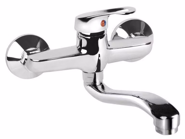 Miscelatore per lavabo Vittoria (72012) Miscelatore per lavabo, 100 mm, braccio curvo 20 cm, 35 mm, cromo