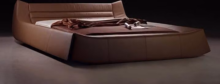 Bett Polster Design Luxus Doppel Hotel Betten Schlaf Zimmer Leder Modern