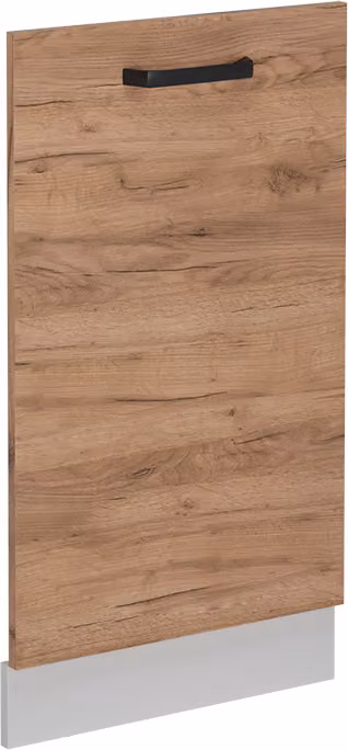 Pannello frontale della lavastoviglie Vicco R-Line Rovere dorato 45 cm senza piano di lavoro, Model 54501