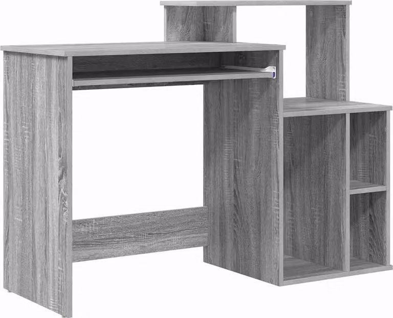 Scrivania Grigio Sonoma 120,5 x 44 x 88,5 cm Legno multistrato