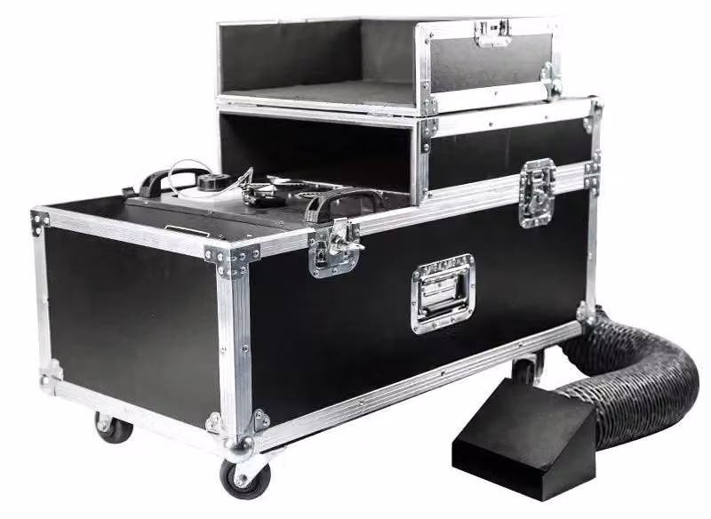 Macchina per il vapore, compatibile con DMX, flusso luminoso regolabile, 44 kg, 2000 W, cassetta dell'aria 1 pz.