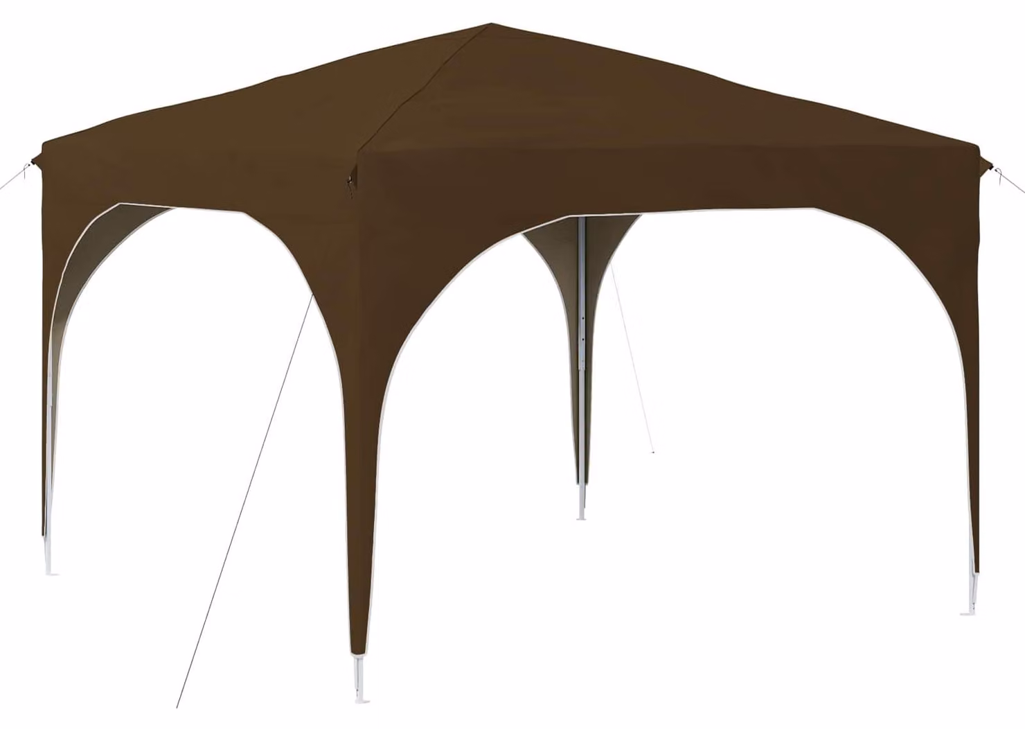Tenda per feste a pop-up 290 x 290 x 245 cm Tortora