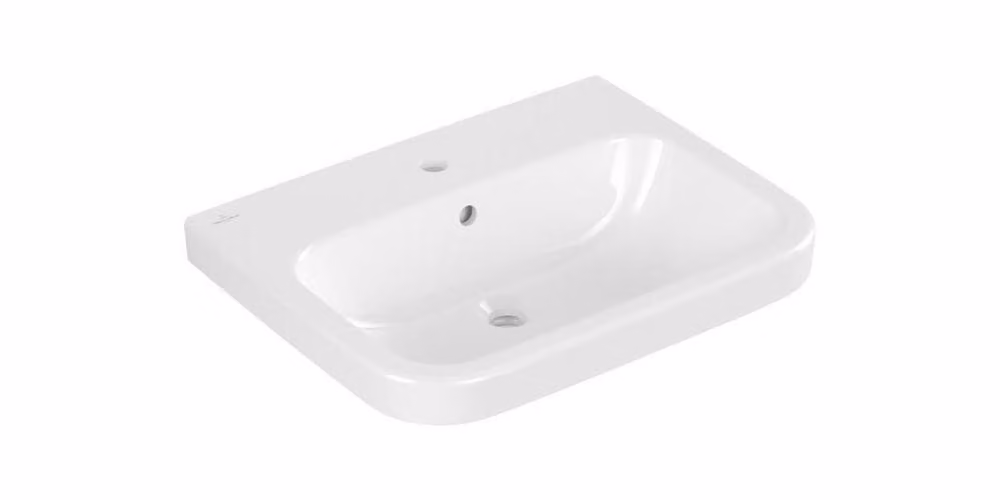 Villeroy & Boch Architectura lavabo, rectangulaire, 1 trou pour robinet, avec trop-plein, 600x470mm, 418860R1, 418860R1