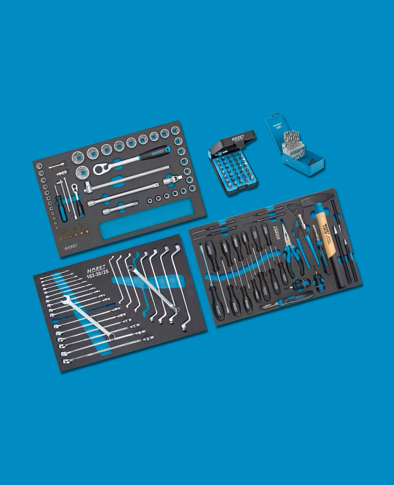 Assortimento di utensili HAZET 0-178/169 169 pezzi