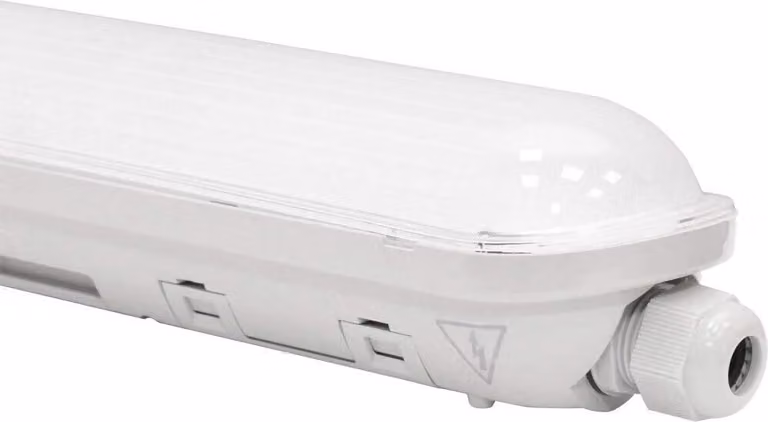 LED Line Apparecchio a led a prova di umidità IP65 Impermeabile 59cm 2730lm 21W 4000k Bianco neutro Apparecchio a diffusore per uso esterno e interno, garage, cantina, officina e molto altro.