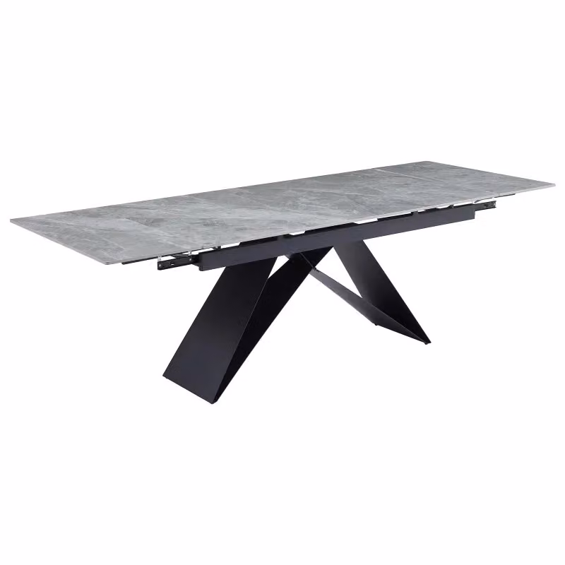 Tavolo Allungabile Darren Casa Collection Grigio Chiaro L: 90 cm, P: 90 cm, H: 77 cm – 2