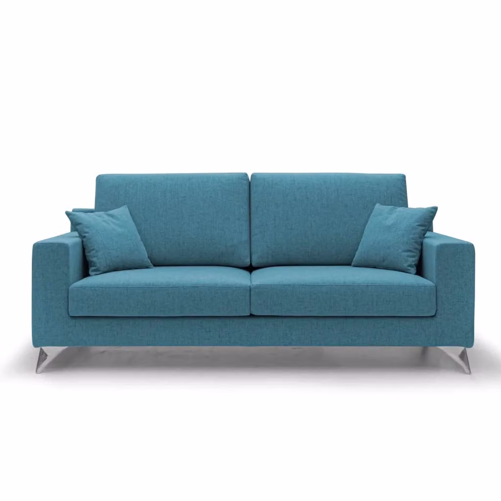 Divano Michael Divani.Store in tessuto impermeabile antimacchia azzurro L: 206 cm – 2