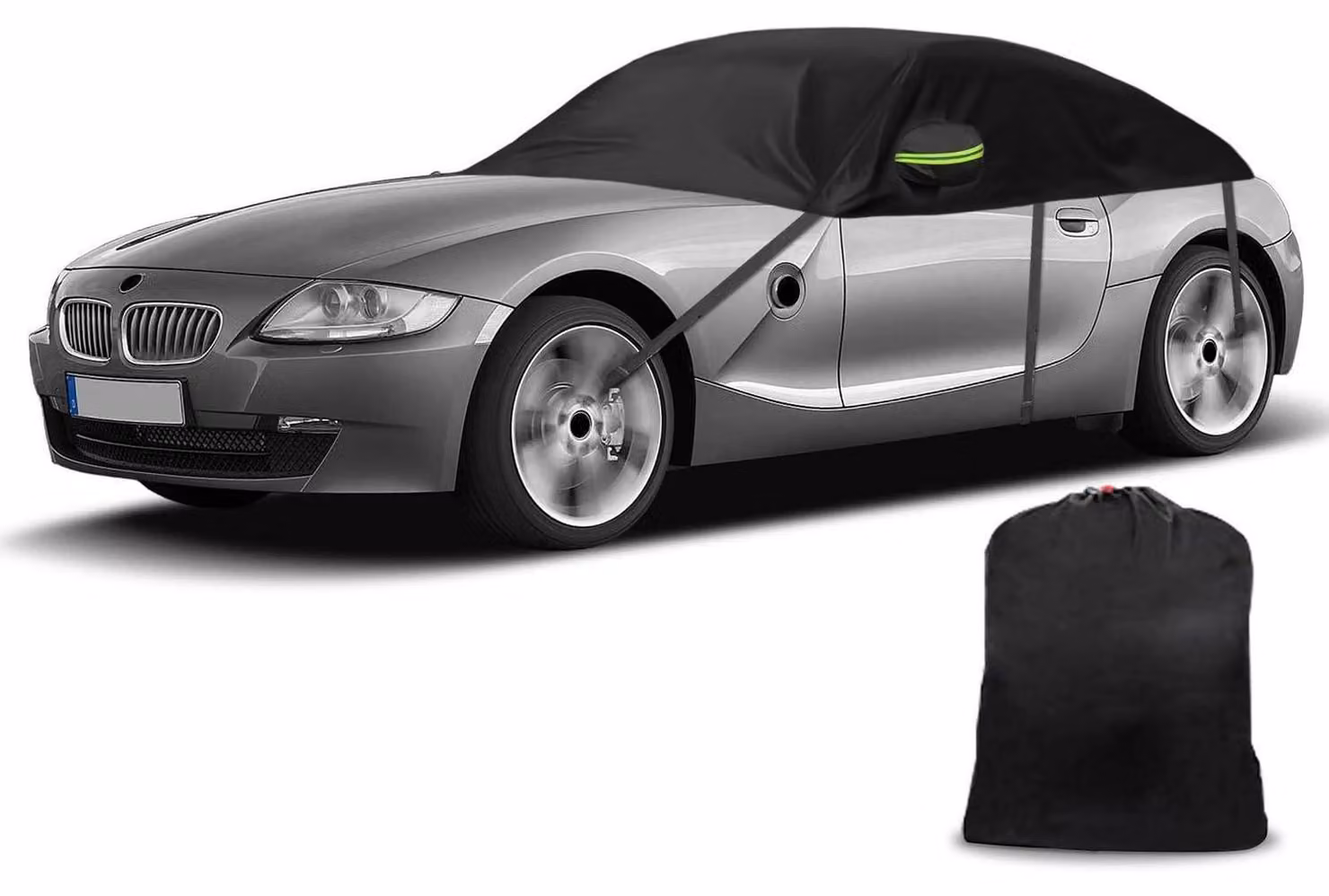 Copertura parziale per auto, compatibile con BMW Z4 E85 (2002-2008), impermeabile, resistente ai raggi UV, protezione per tutte le condizioni atmosferiche