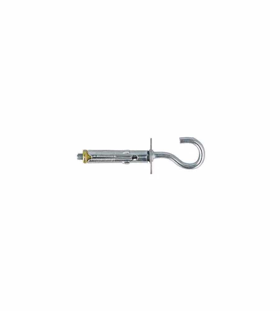 Mini tasselli in acciaio Diam. 6 x 30 con occhiolo aperto 8 pz.