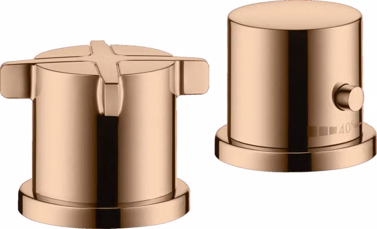 hansgrohe AXOR Citterio E 2 trous pour baignoire avec thermostat, 36412300, 36412300