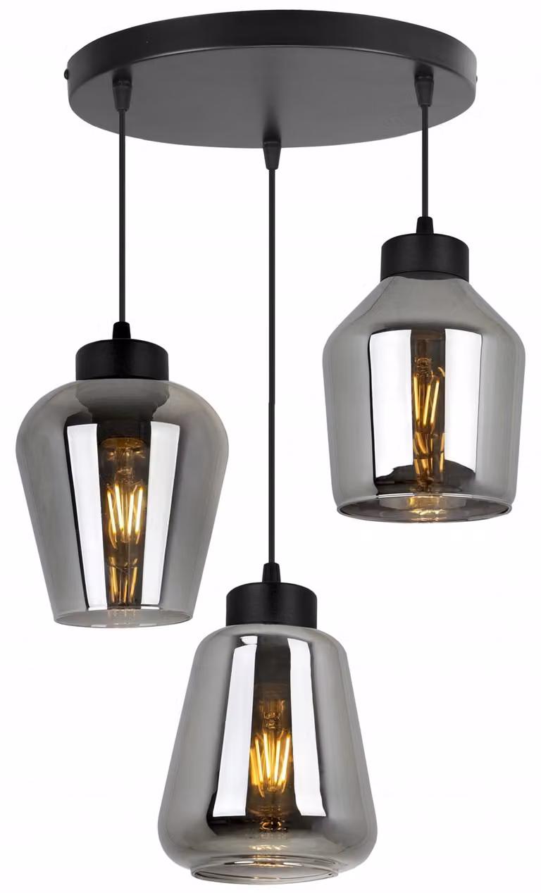 Moderna Ed Elegante Lampada A Sospensione Con Paralume In Vetro