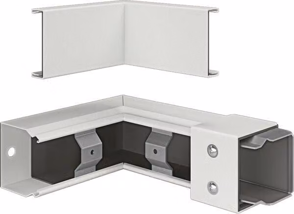 Angolo interno Hager FWK-Plus 60x60 mm verniciato a polvere bianca FWKP6006049016 (FWKP6006049016)