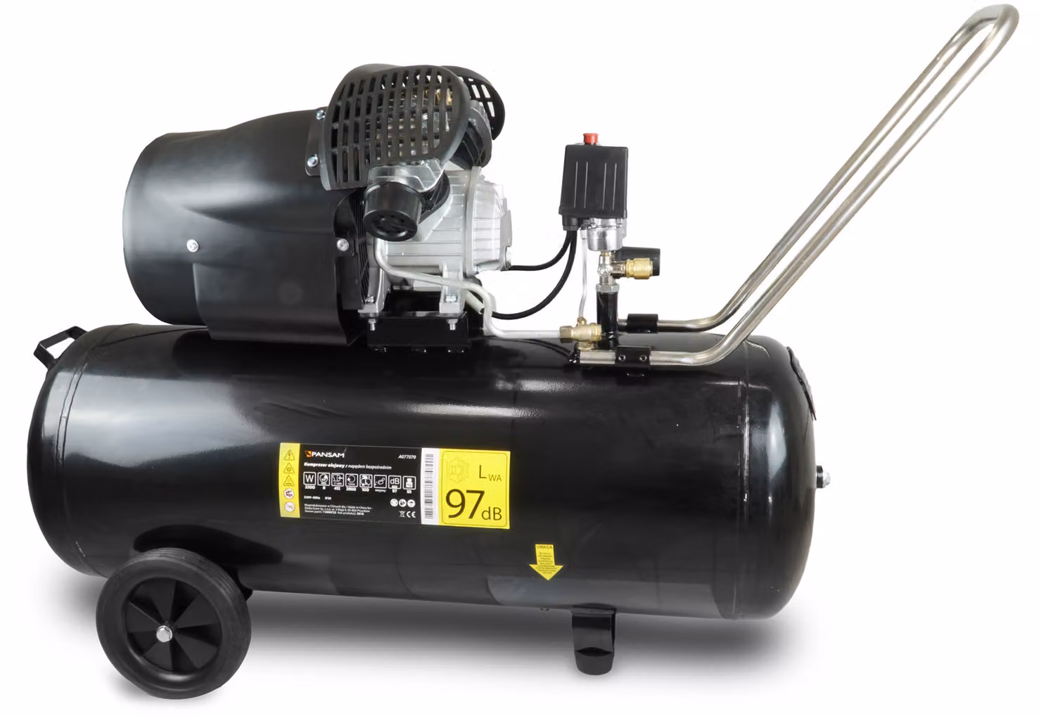 Pansam A077070 Compressore Olio 2300W 8Bar 100L Ewimax - Distributore Ufficiale - Rivenditore Autorizzato Pansam