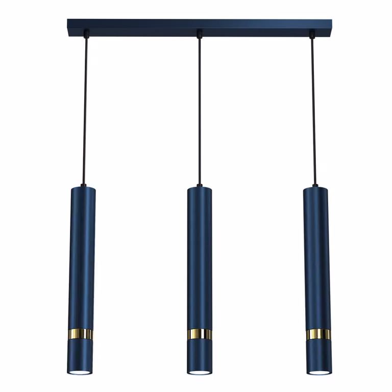 Milagro JOKER lampadario a sospensione MLP7726 blu navy / oro