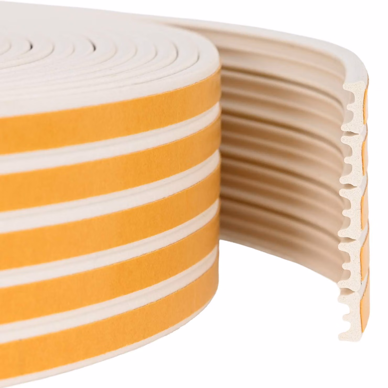 vidaXL Nastro adesivo in schiuma EPDM per finestre, Bianco, L/P: 9 x 4 mm, Lunghezza: 12 m
