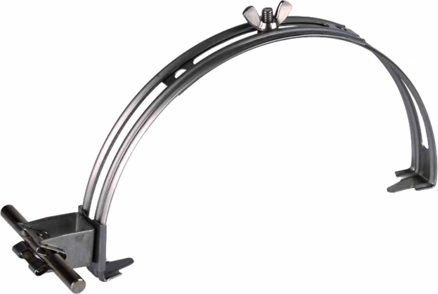 Supporto per cavi da tetto DEHN, DEHNgrip, NIRO, H 20 mm, per Rd 8 mm, regolabile, 180-280 mm, 1 pz.