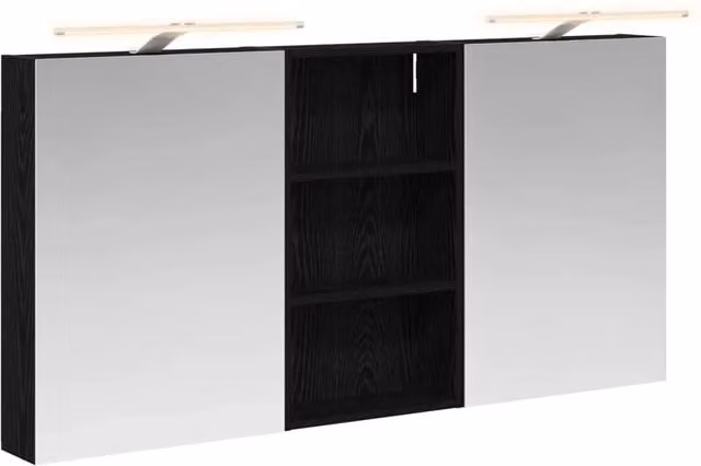 Set di Armadi da Bagno | Armadio da bagno con lo scaffale 3 pz 140 x 14,5 x 70 cm