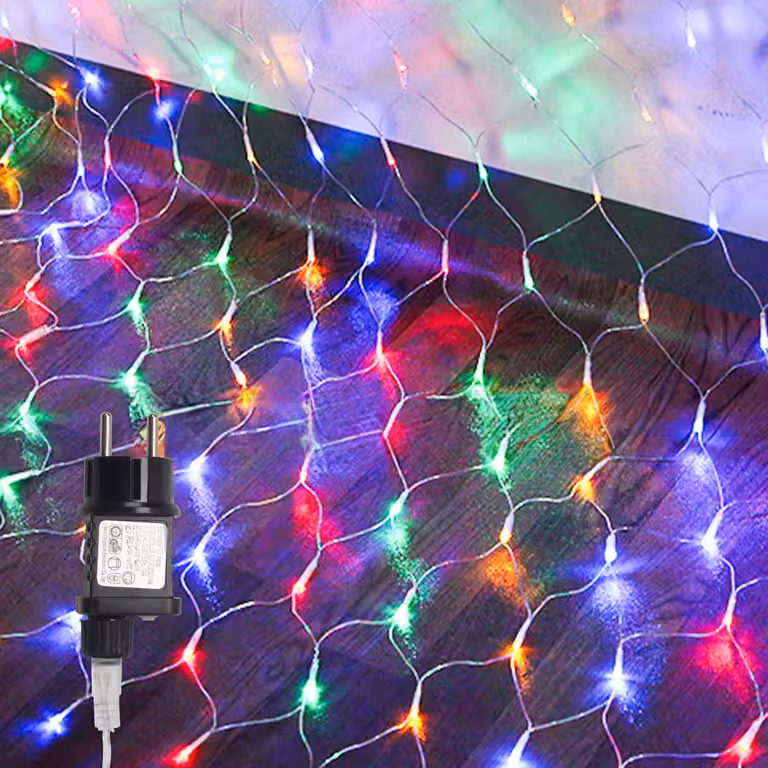 Izrielar LED Luci di Fata 4,5x1,6 m 300 LED 8 Modalità Luci di Fata per interni Natale Festa Decorazione Giardino Colorato
