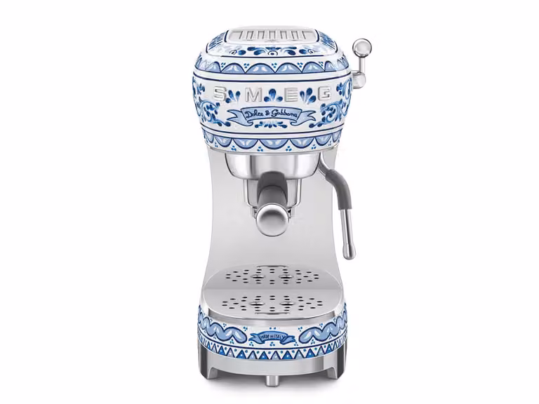 Macchina da Caffè Espresso Manuale - Blu Mediterraneo