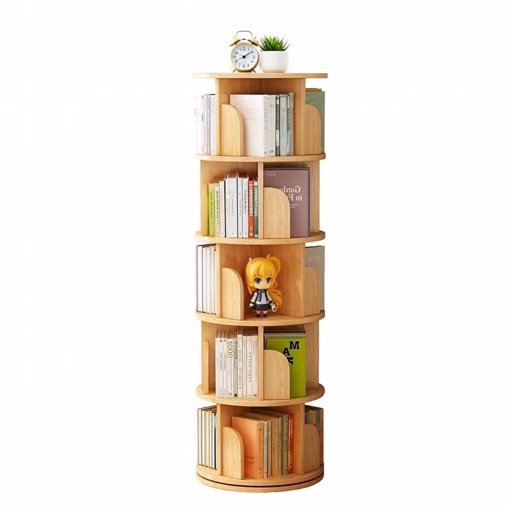 Libreria girevole 360 Minimal colore rovere L: 60 cm, P: 30 cm, H: 160 cm – 2