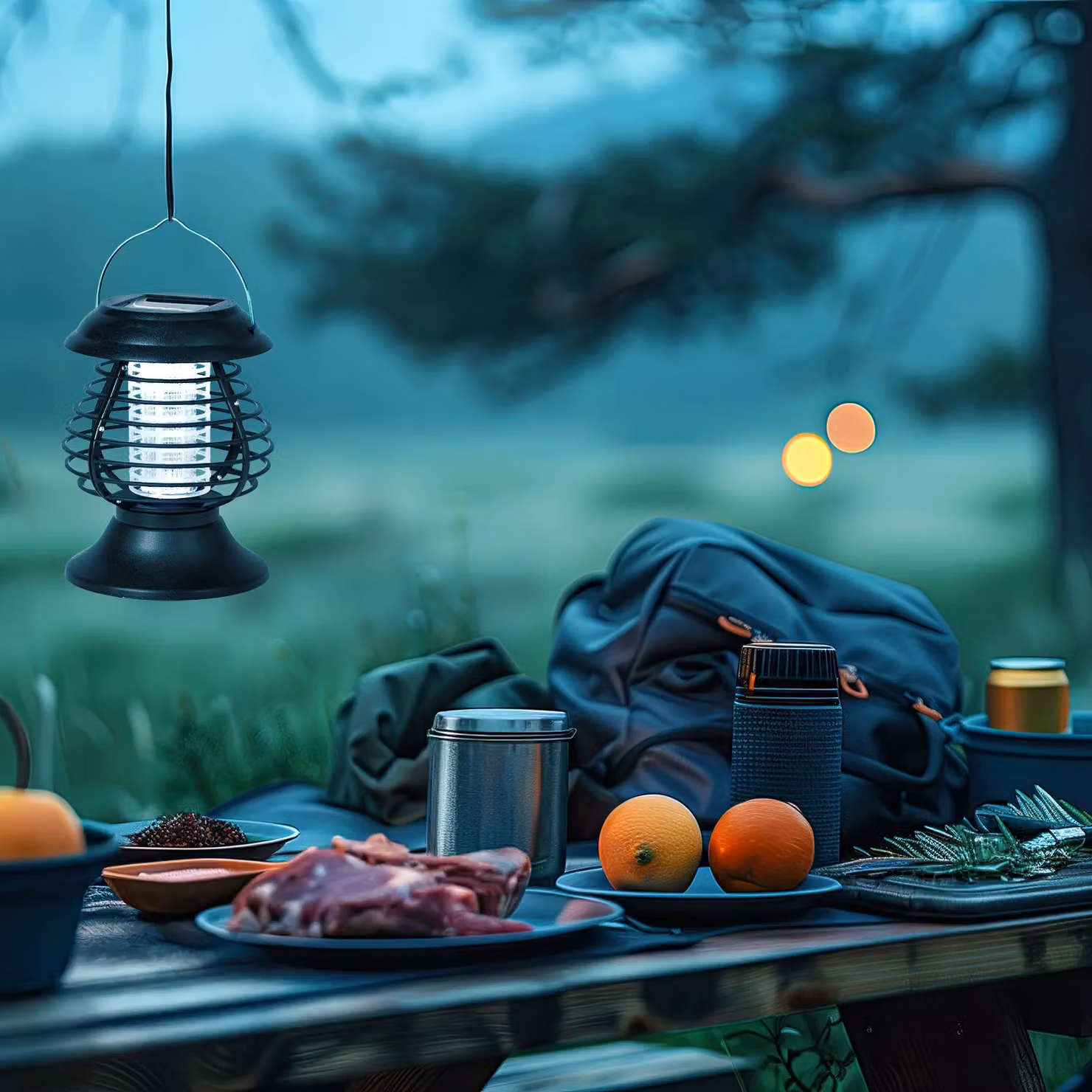 DICTROLUX Lampada Solare 2 in 1 Antizanzare LED con Sensore Crepuscolare e Picchetto per Giardino e Terrazzo, Colore Nero – 3