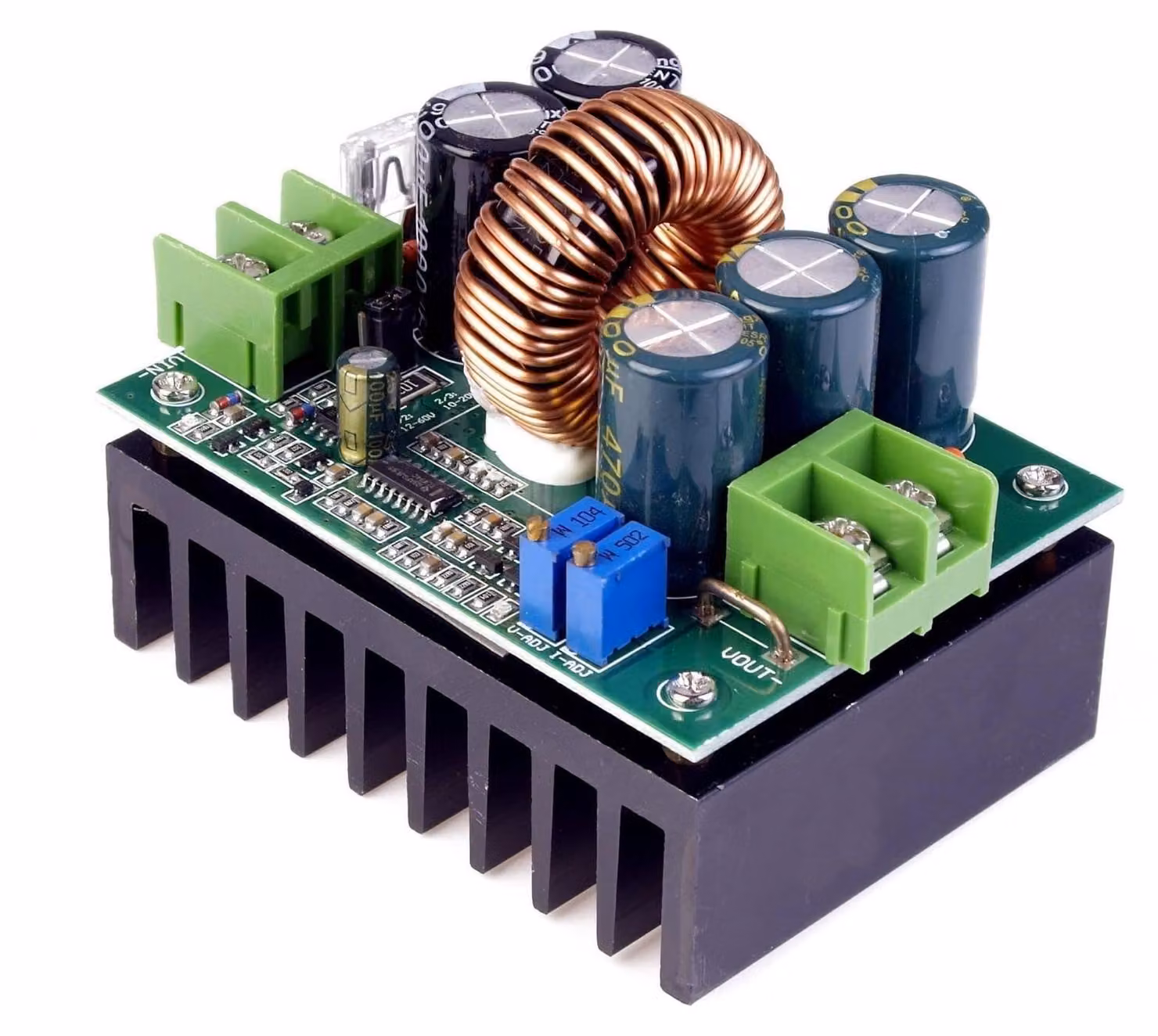 Convertitore DC-DC step-up da 200 W, da 10-36 V a 12-80 V, per veicoli elettrici