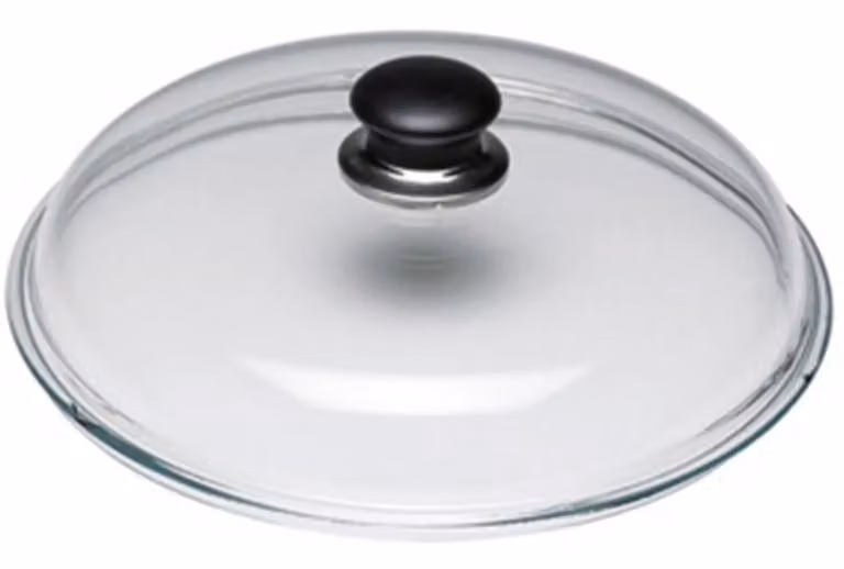 Coperchio in vetro con manopola linea Positano, diam.24cm