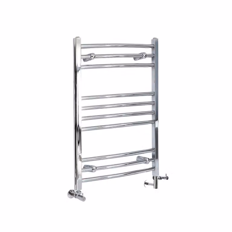 Scaldasalviette Misto Curvo - Termoarredo Bagno Cromato - 230W - 800 x 600mm - Kent