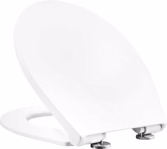 Classico look bianco del sedile del wc - Duroplast di facile manutenzione - funzione Quick Up & Clean - meccanismo di chiusura morbida - comoda installazione sul coperchio del wc - 1076400