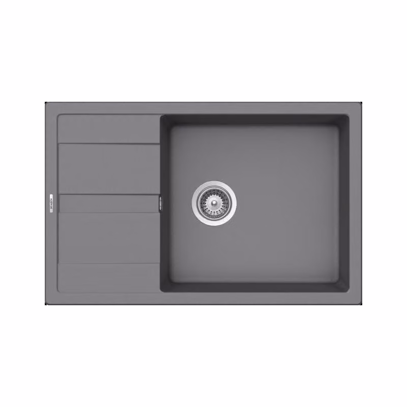 Lavello in granito Schock Manhattan D-100LS 500 x 780 mm croma MAND100LSUGCR