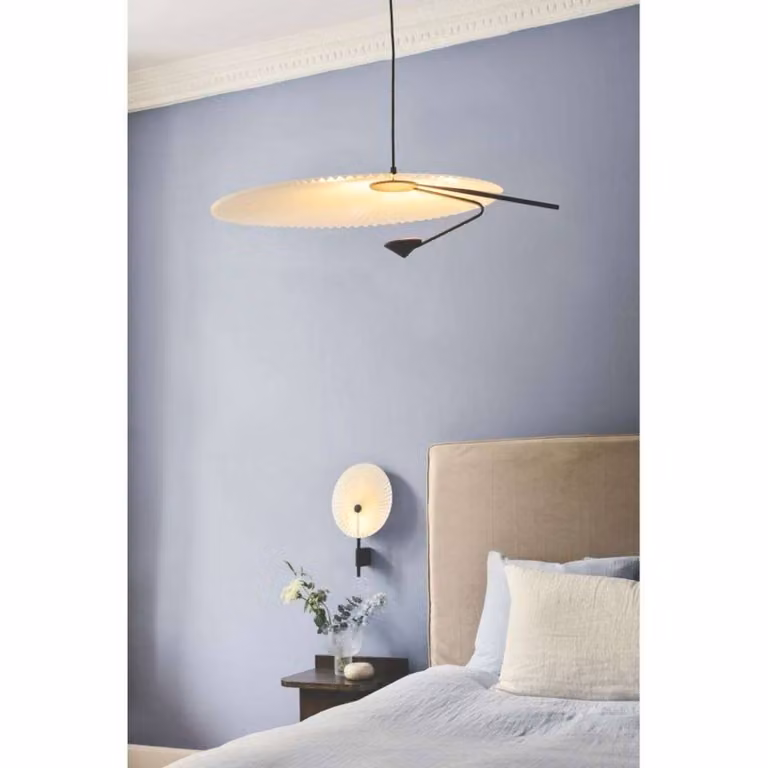 GEJST Lampada a sospensione Liris, Nero, Soggiorno / Sala da pranzo, Metallo, Design, Lampada a sospensione