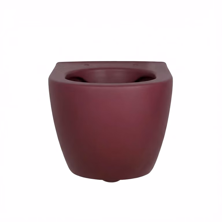 Creavit RIMOFF WC a parete Berry senza brida antibatterico a risparmio idrico design moderno