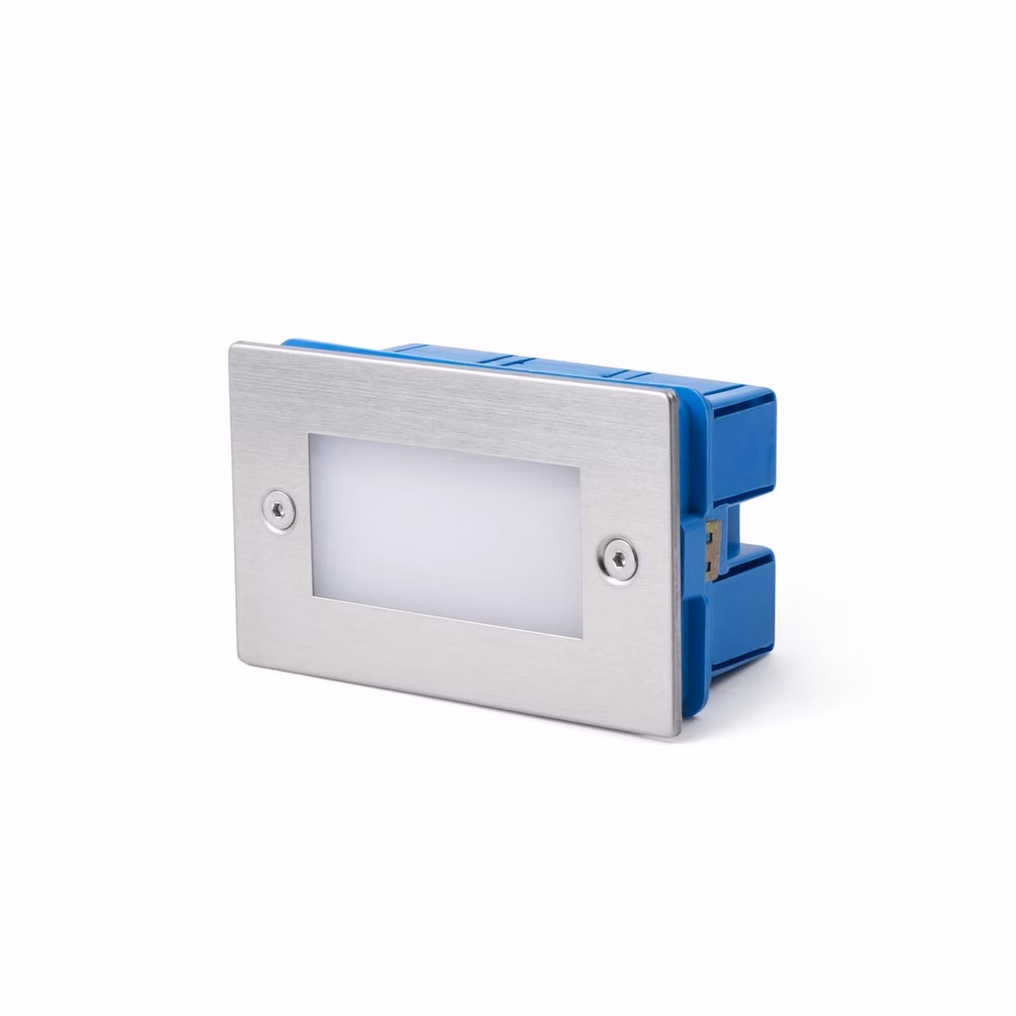 Lampada da incasso a parete a LED GRON IP65 nichel opaco