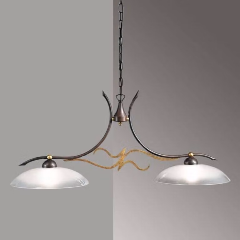 Kögl Lampada a sospensione AMABILE, dimmerabile, Marrone / Ruggine, Soggiorno / Sala da pranzo, Metallo, Campagna / Rustiche, Lampada a sospensione