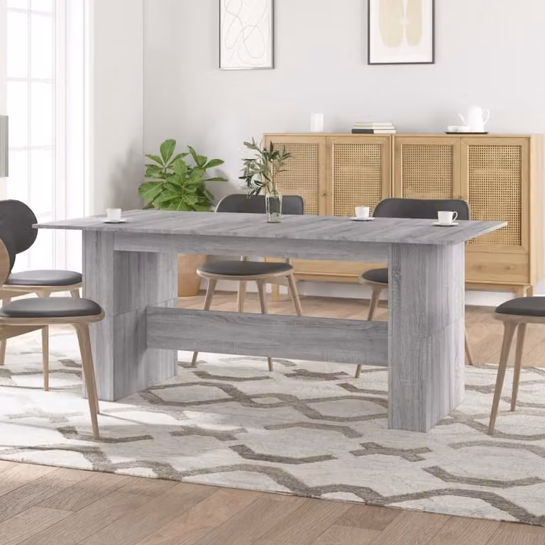 Maison Exclusive - Tavolo da pranzo grigio Sonoma 180x90x76 cm Materiale ligneo
