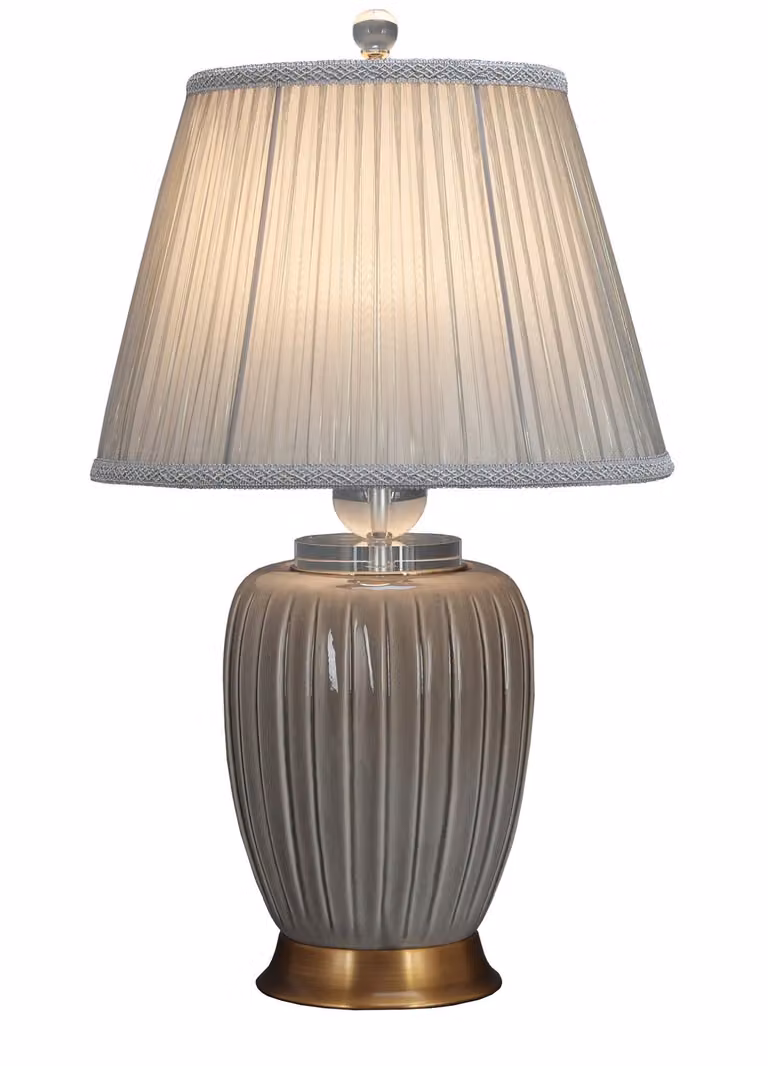 Fine Asianliving Lampada da tavolo cinese in porcellana con paralume E27 Lampada da tavolo orientale in Vetroceramica Lampade da comodino camera da letto soggiorno