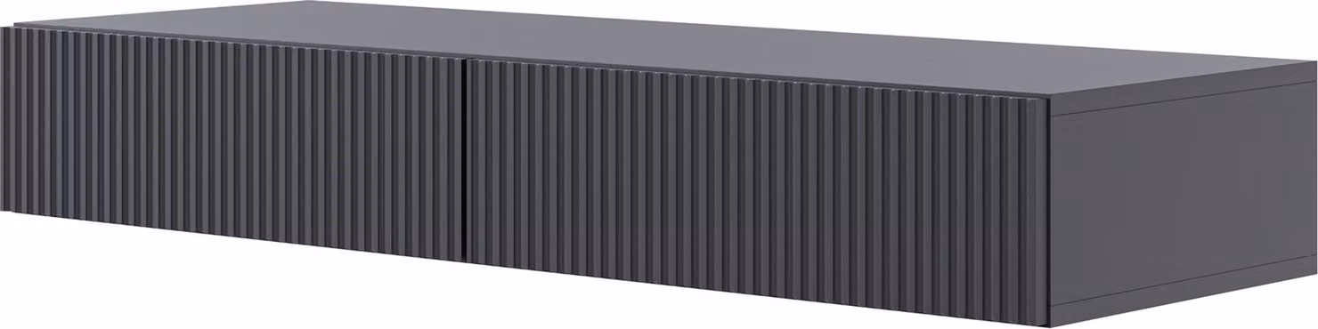 Selsey Veldio - Consolle per il trucco con cassetti, nera, 110 cm