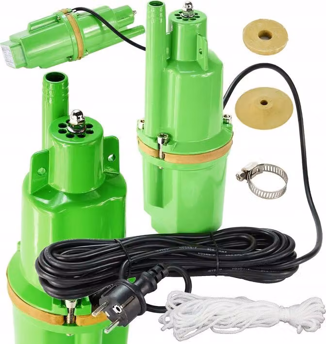IBO | Pompa Sommersa VT450 - 10 m - Verde - Alta Pressione - Compatta E Leggera