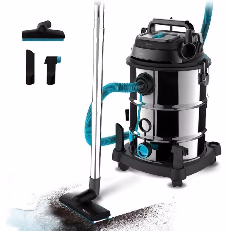 Cecotec Aspiratore a umido e a secco Conga Rockstar Wet & Dry Steel Max Pro