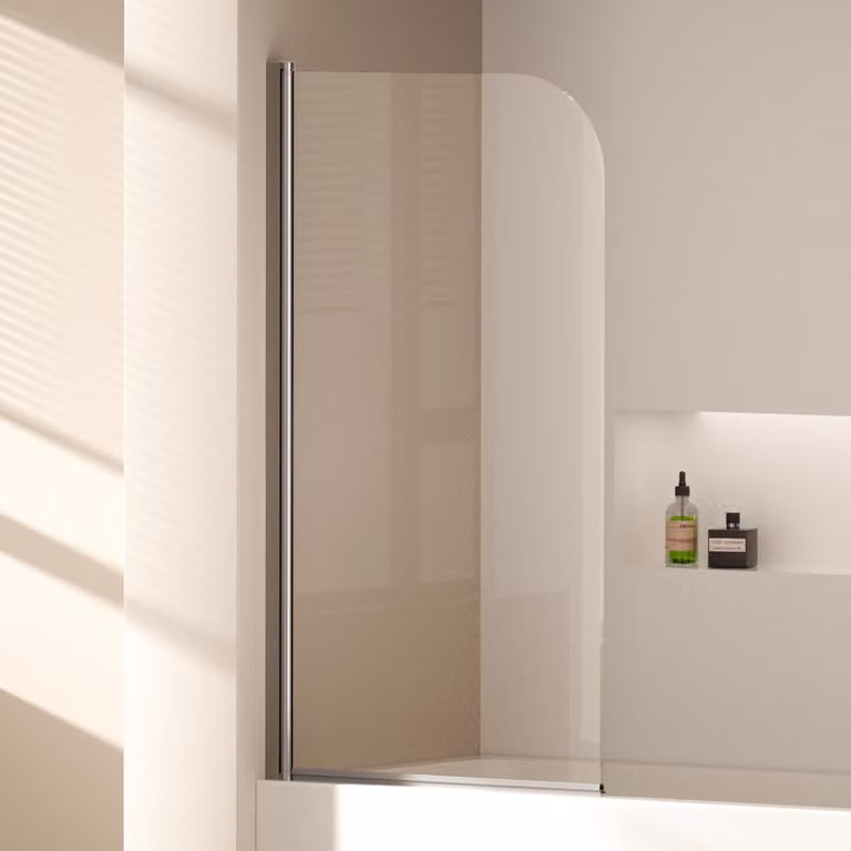 EMKE 70x140cm Parete divisoria per vasca da bagno Schermo pieghevole Cabina doccia Accessorio per vasca da bagno NANO rivestimento easy-clean