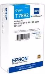 Cartuccia di inchiostro Epson Tank 789 Ciano T7892 XXL C13T789240