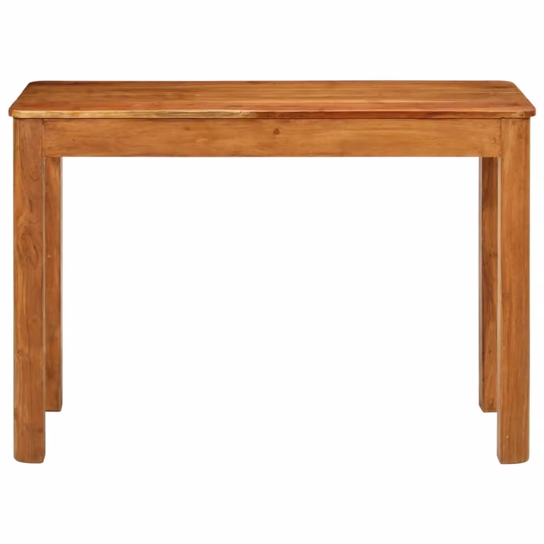 Tavolo da Pranzo 110x55x76 cm Legno Massello di Acacia
