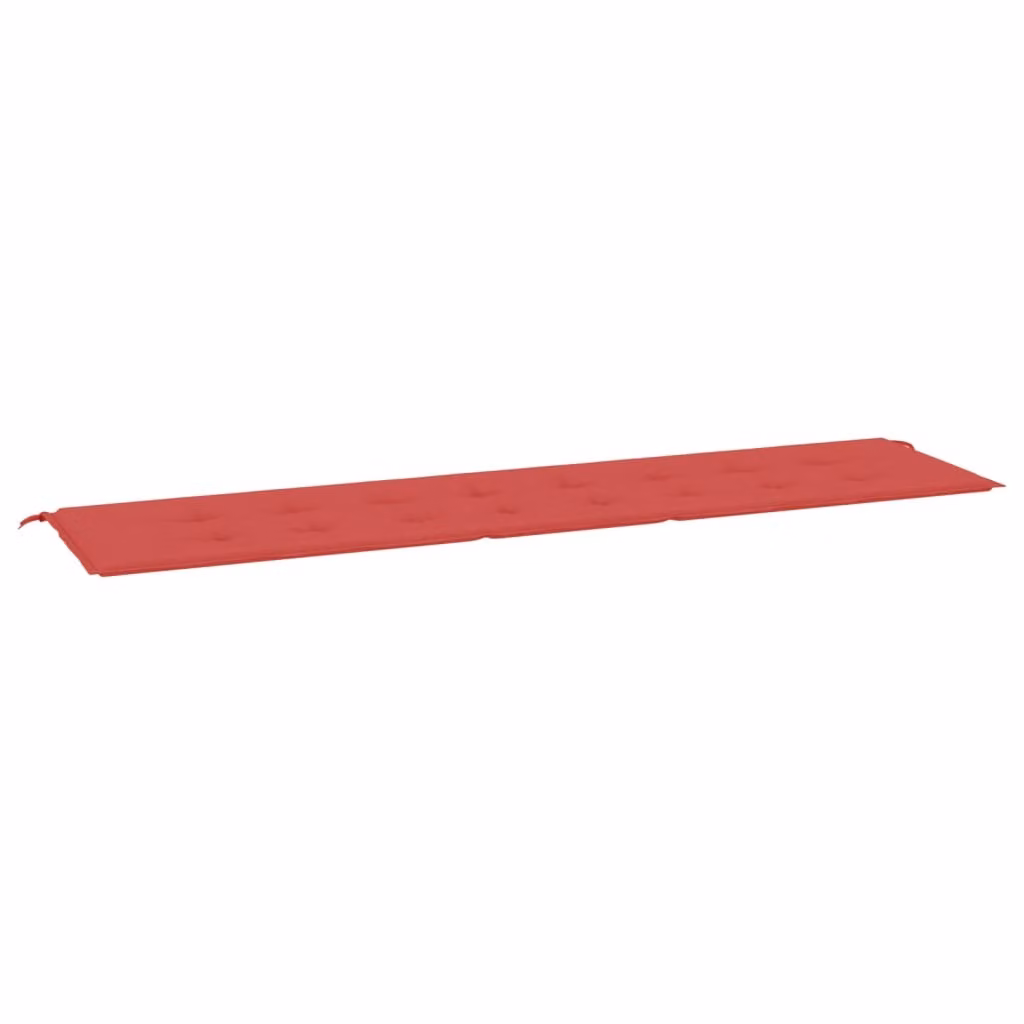 Cuscino per Panca Rosso 200x50x4 cm in Tessuto Oxford
