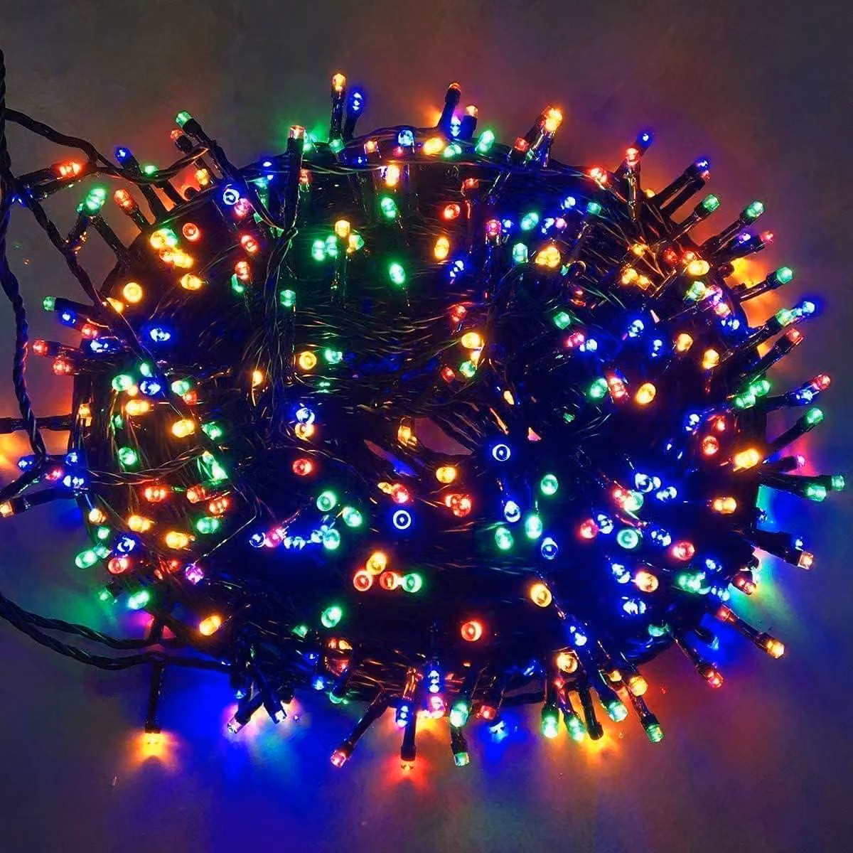 Catena luminosa a LED, 40 metri, 300 LED, 8 modalità, grado di protezione IP44, alimentazione a batteria